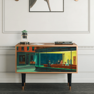 Sideboard - STORYZ - S1 Nighthawks by Hopper - Walnut