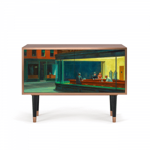 Sideboard - STORYZ - S1 Nighthawks by Hopper - Walnut