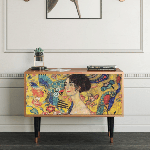 Sideboard - STORYZ - S1 Lady with Fan by Klimt - Walnut
