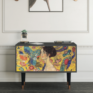 Sideboard - STORYZ - S1 Lady with Fan by Klimt - Antracite