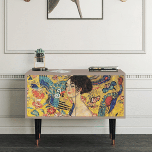 Sideboard - STORYZ - S1 Lady with Fan by Klimt - Latte