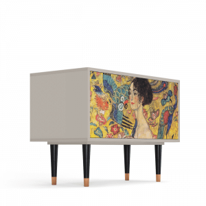 Sideboard - STORYZ - S1 Lady with Fan by Klimt - Sand