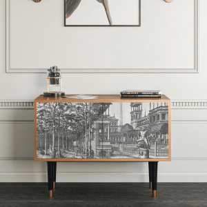 Sideboard - STORYZ - S1 View of the Piazza - Walnut
