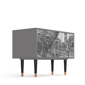 Sideboard - STORYZ - S1 View of the Piazza - Grey