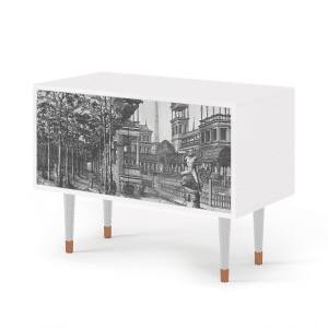 Sideboard - STORYZ - S1 View of the Piazza - White