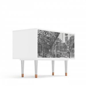 Sideboard - STORYZ - S1 View of the Piazza - White