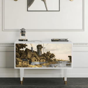 Sideboard - STORYZ - S1 Mill along a River - White