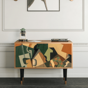 Sideboard - STORYZ - S1 Glass and Checkerboard - Walnut
