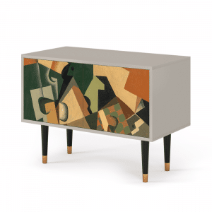 Sideboard - STORYZ - S1 Glass and Checkerboard - Sand