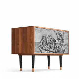 Sideboard - STORYZ - S1 Blau Schuyte - Walnut