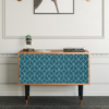 Sideboard - STORYZ - S1 Turquoise Geometry - Walnut