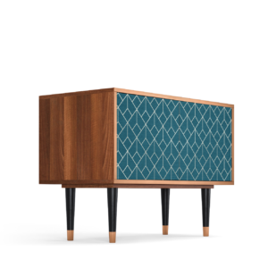 Sideboard - STORYZ - S1 Turquoise Geometry - Walnut