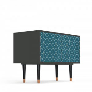 Sideboard - STORYZ - S1 Turquoise Geometry - Antracite