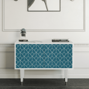 Sideboard - STORYZ - S1 Turquoise Geometry - White