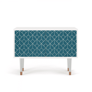 Sideboard - STORYZ - S1 Turquoise Geometry - White
