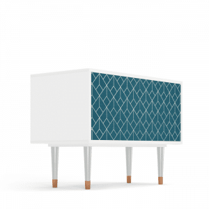 Sideboard - STORYZ - S1 Turquoise Geometry - White