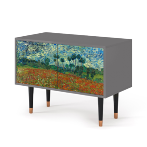 Sideboard - STORYZ - S1 Poppy field by van Gogh - Grey