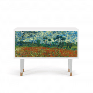 Sideboard - STORYZ - S1 Poppy field by van Gogh - White