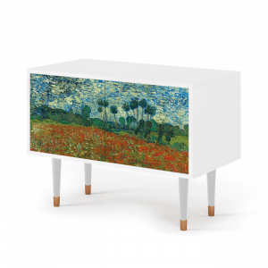 Sideboard - STORYZ - S1 Poppy field by van Gogh - White