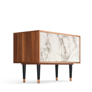 Sideboard - STORYZ - S1 Milk Marble - Walnut