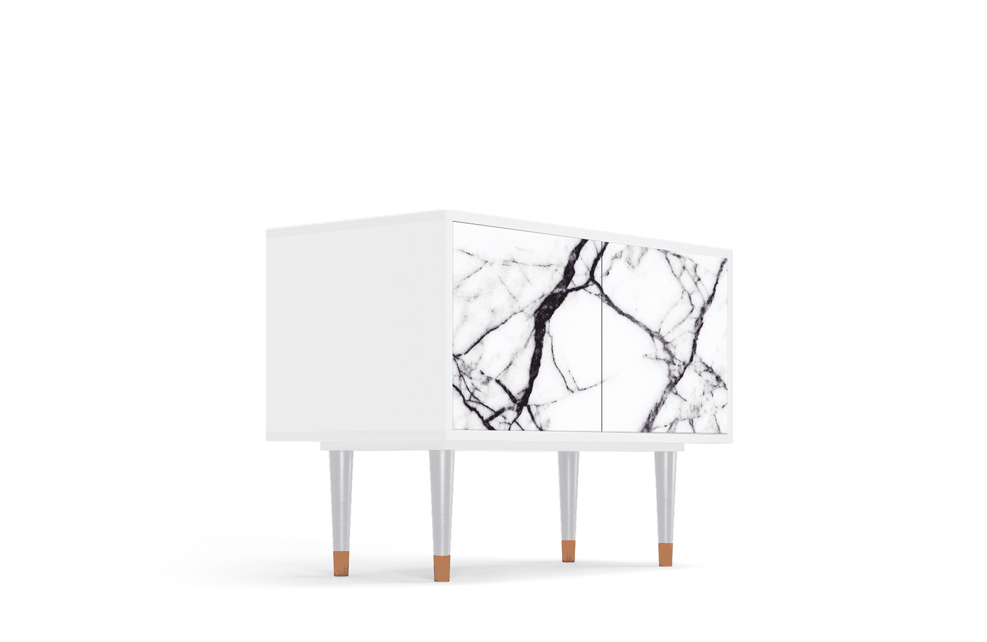 Sideboard – STORYZ – S1 Raven Marble – White Sideboard - STORYZ - S1 Raven Marble - White