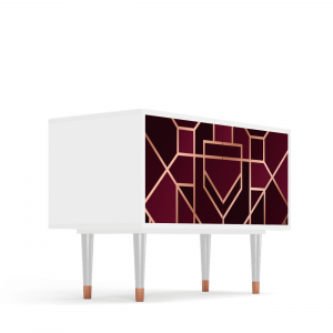 Sideboard - STORYZ - S1 Burgundy Jewelery - White