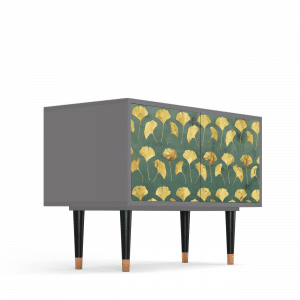 Sideboard - STORYZ - S1 Gingko leaves - Grey