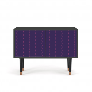 Sideboard - STORYZ - S1 Grape Maccaroni - Antracite