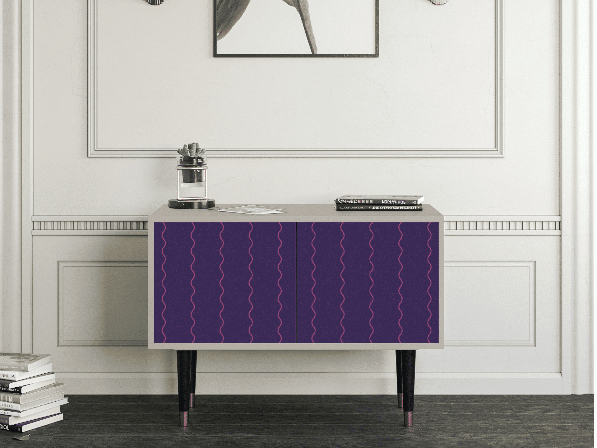 Sideboard - STORYZ - S1 Grape Maccaroni - Sand Sideboard - STORYZ - S1 Grape Maccaroni - Sand