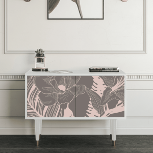 Sideboard - STORYZ - S1 Issabelline Flower - White