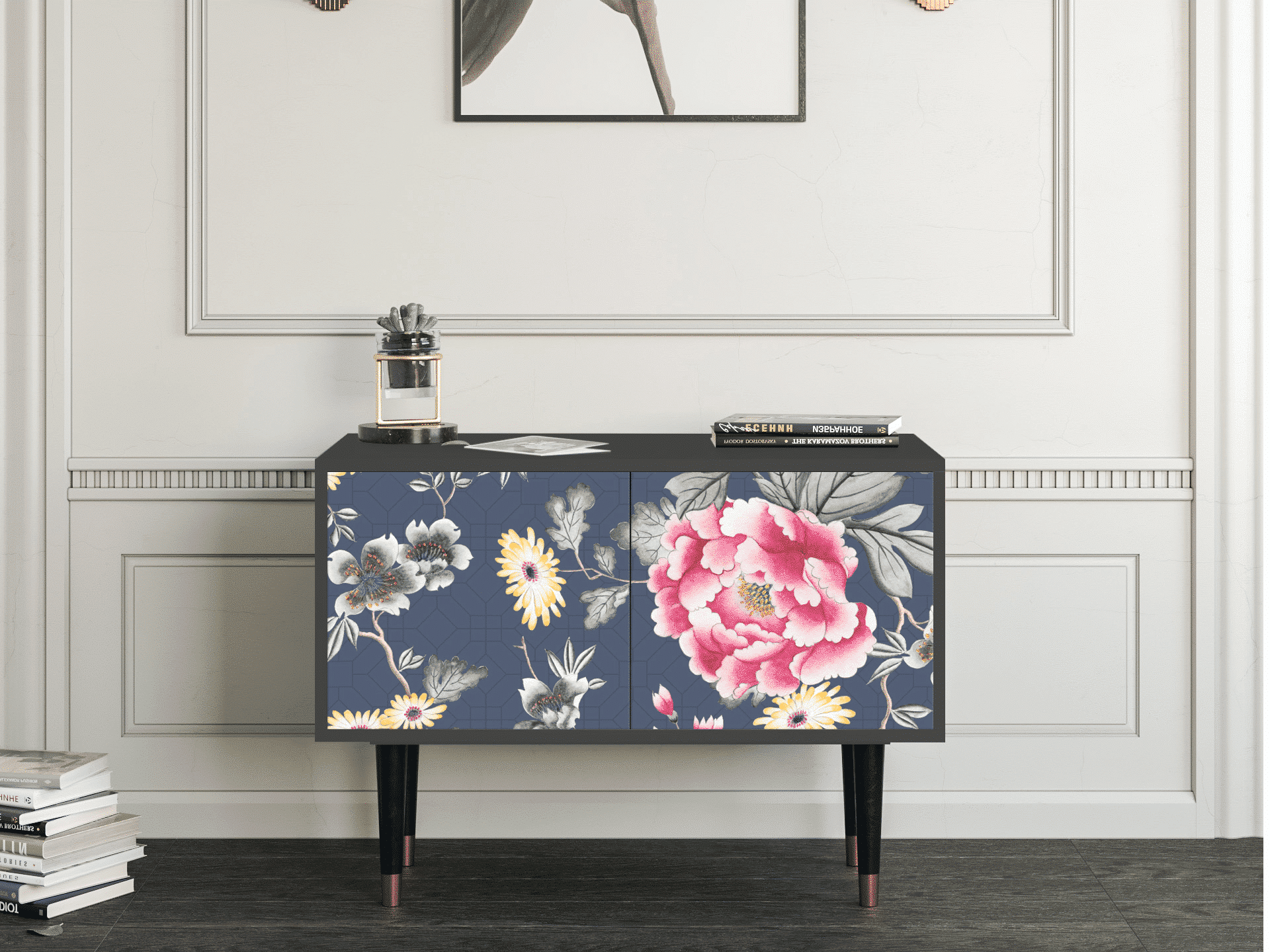 Sideboard - STORYZ - S1 Dark Flower Bed - Antracite Sideboard - STORYZ - S1 Dark Flower Bed - Antracite