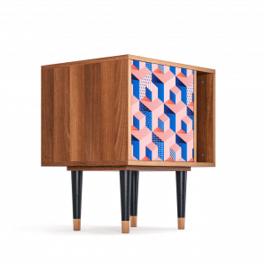 Sideboard - STORYZ - S2 Pinky Squares - Walnut