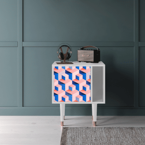 Sideboard - STORYZ - S2 Pinky Squares - White
