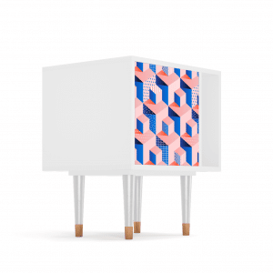 Sideboard - STORYZ - S2 Pinky Squares - White