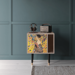 Sideboard - STORYZ - S2 Lady with Fan by Klimt - Latte