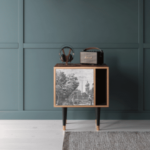 Sideboard - STORYZ - S2 View of the Piazza - Walnut