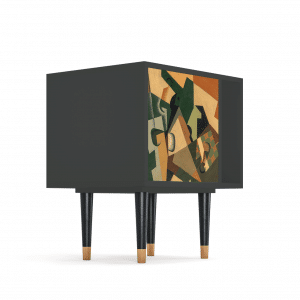 Sideboard - STORYZ - S2 Glass and Checkerboard - Antracite