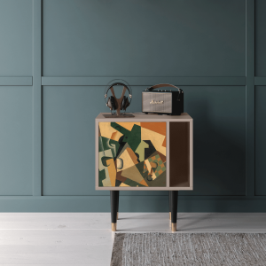 Sideboard - STORYZ - S2 Glass and Checkerboard - Latte