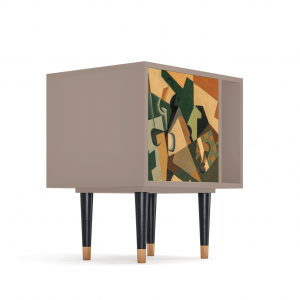 Sideboard - STORYZ - S2 Glass and Checkerboard - Latte