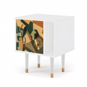 Sideboard - STORYZ - S2 Glass and Checkerboard - White