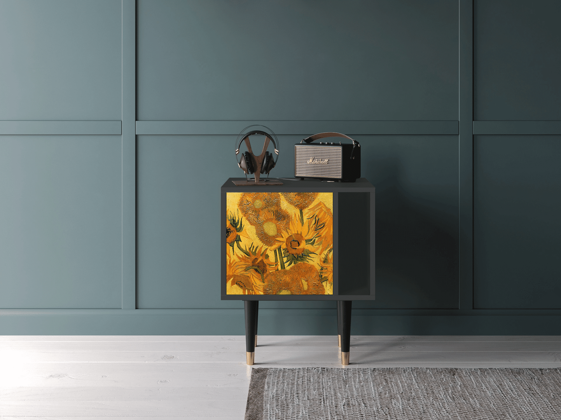 Sideboard - STORYZ - S2 Sunflowers - Antracite