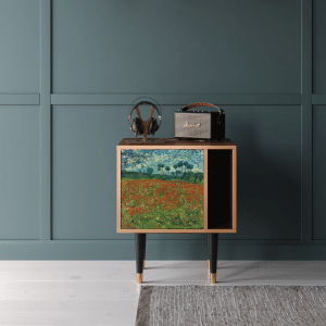 Sideboard - STORYZ - S2 Poppy field by van Gogh - Walnut