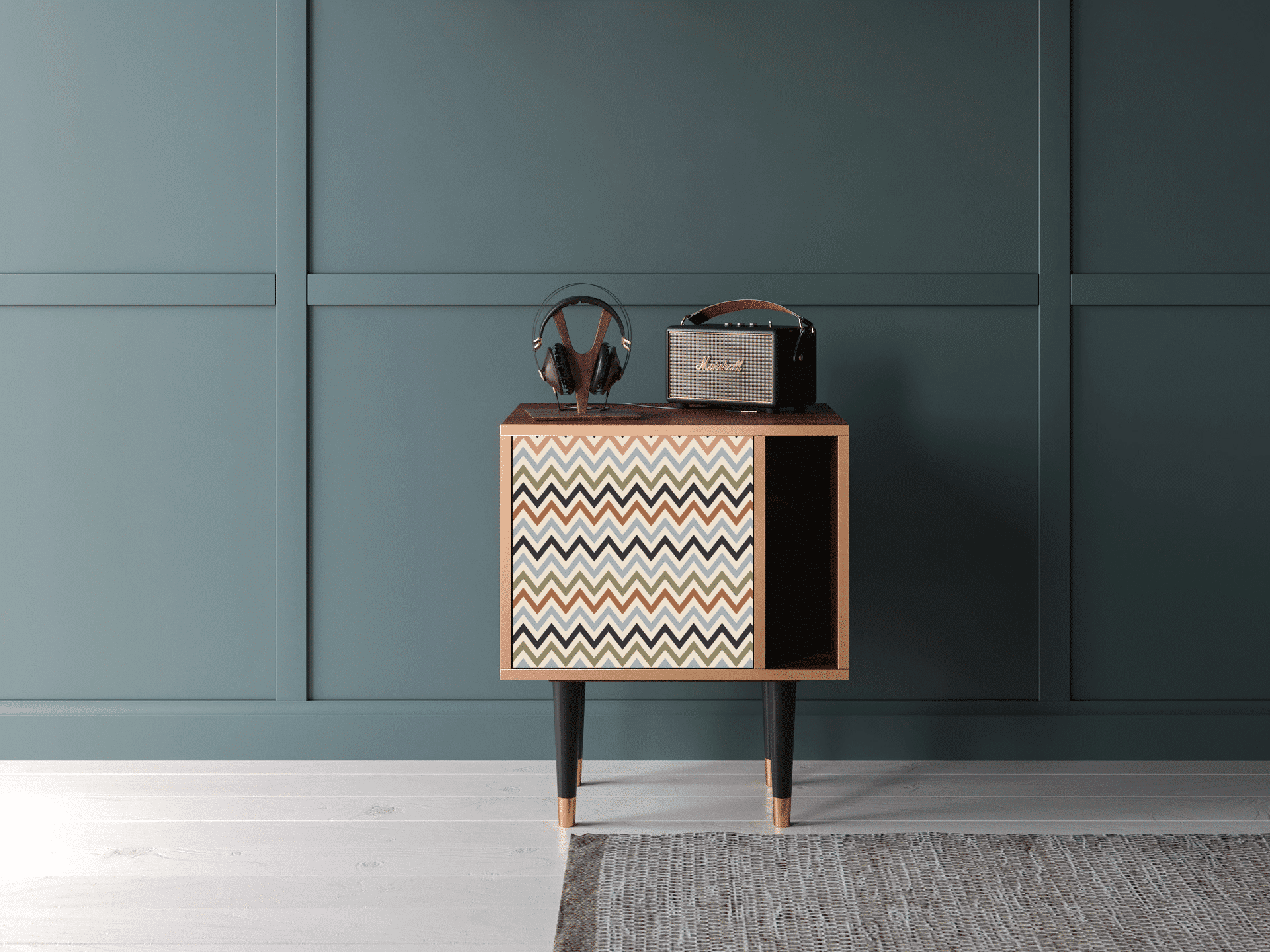 Sideboard - STORYZ - S2 Bright Ripple - Walnut