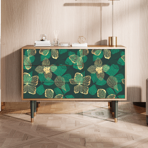 Sideboard - STORYZ - S3 Green Flower - Walnut