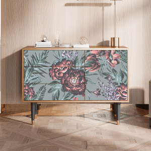 Sideboard - STORYZ - S3 Light Peonies - Walnut