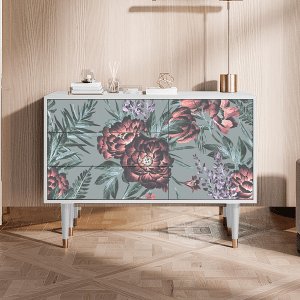 Sideboard - STORYZ - S3 Light Peonies - White