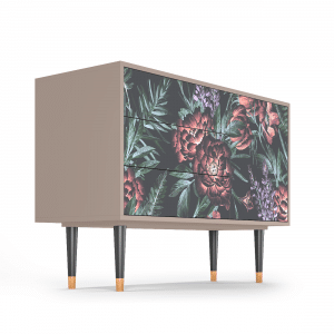 Sideboard - STORYZ - S3 Dark Peonies - Latte