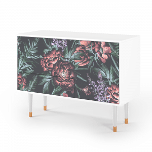 Sideboard - STORYZ - S3 Dark Peonies - White