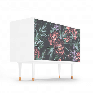 Sideboard - STORYZ - S3 Dark Peonies - White