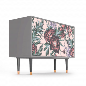 Sideboard - STORYZ - S3 Peach Peonies - Grey
